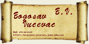Bogosav Vučevac vizit kartica